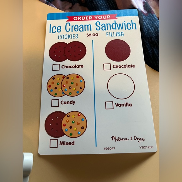 Melissa & Doug Ice Cream Cone Play Set with Red Scoop - Picture 5 of 7